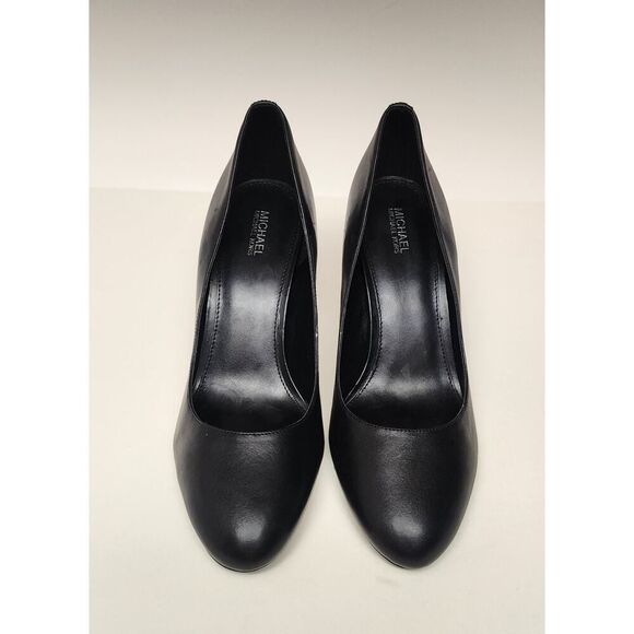 Michael Kors Black Leather Chantal Flex Leather Heel Pump Size 9M - Picture 12 of 13